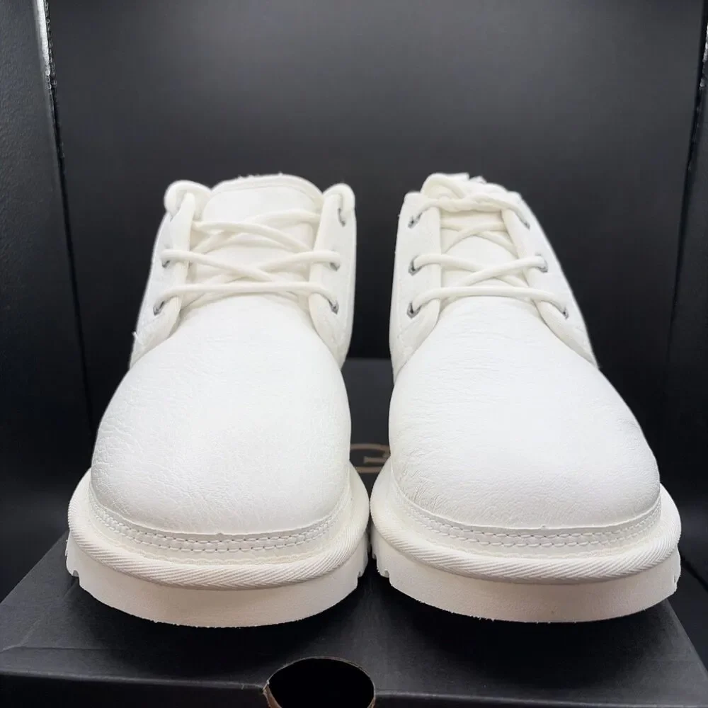 Ugg Neumel Leather White Mens Size 9 Winter Boots 1133777-WWH